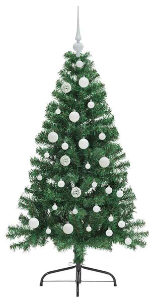 Umělý osvětlený vánoční stromeček Zelená 120 cm PVC 3396992