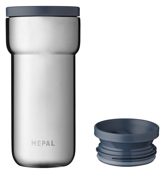 Termo hrnek ve stříbrné barvě 375 ml Natural brushed – Mepal