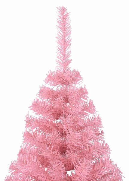 Umělý osvětlený vánoční stromeček Růžová 240 cm PVC 3397098