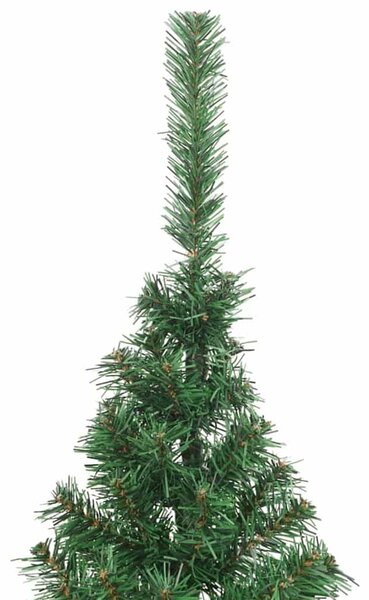 Umělý osvětlený vánoční stromeček Zelená 240 cm PVC 3397033