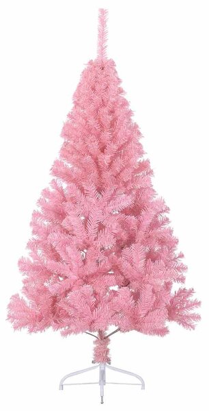 Umělý osvětlený vánoční stromeček Růžová 150 cm PVC 3397061