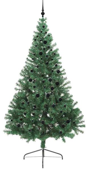 Umělý osvětlený vánoční stromeček Zelená 240 cm PVC 3397038