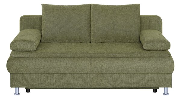 ROZKLÁDACÍ POHOVKA, textil, kompozitní dřevo, olivově zelená P & B - Rozkládací pohovky, Online Only