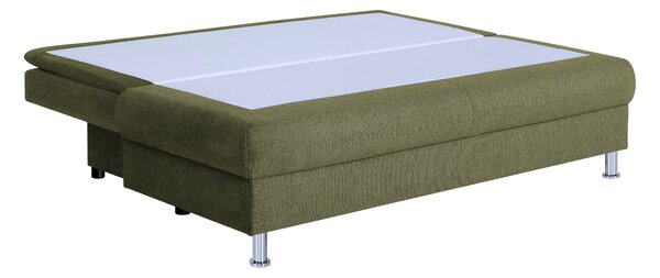 ROZKLÁDACÍ POHOVKA, textil, kompozitní dřevo, olivově zelená P & B - Rozkládací pohovky, Online Only