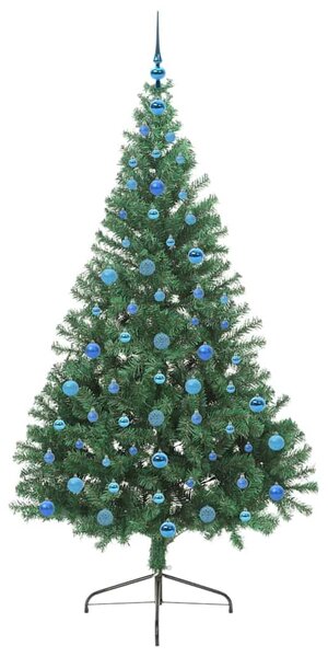 Umělý osvětlený vánoční stromeček Zelená 210 cm PVC 3397031