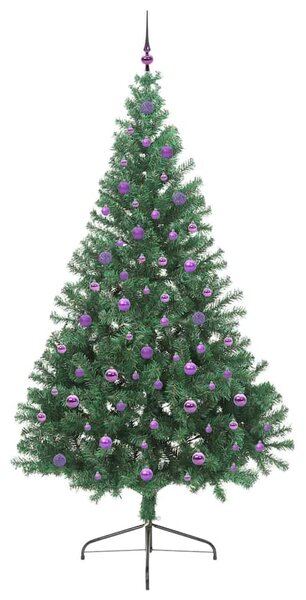 Umělý osvětlený vánoční stromeček Zelená 240 cm PVC 3397043
