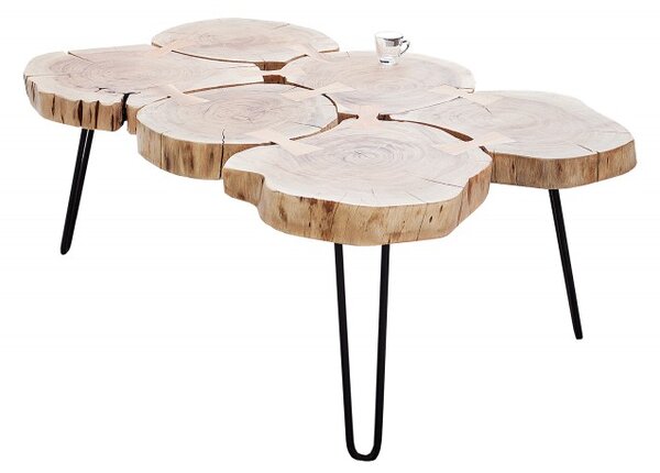Konferenční stolek z masivu Island II 115cm