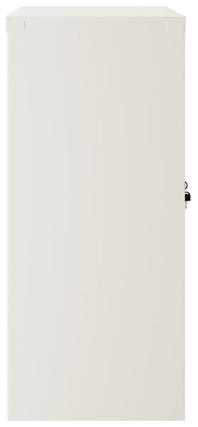 Kartotéka bílá 90 x 40 x 90 cm ocel 339728