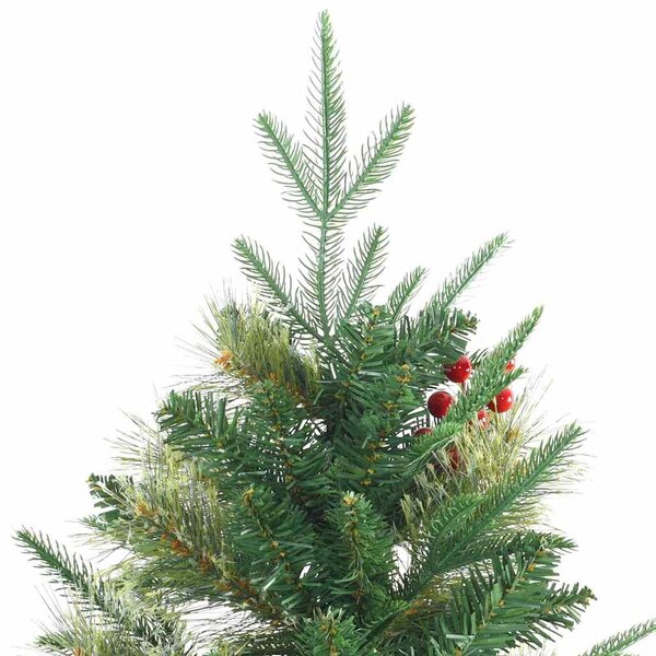 Umělý Skládací Vánoční Strom s stojanem Zelená 180 cm PE a PVC 3397415