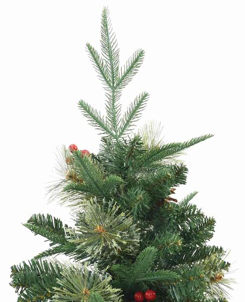 Umělý Skládací Vánoční Strom s stojanem Zelená 150 cm PE a PVC 3397402