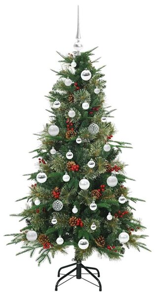 Umělý Skládací Vánoční Strom s stojanem Zelená 150 cm PE a PVC 3397411