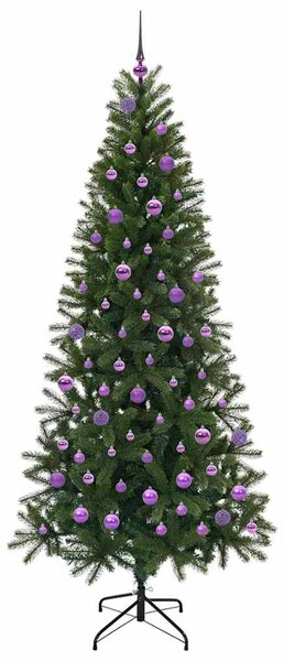 Umělý vánoční stromeček Zelená 210 cm PE a PVC 3397373