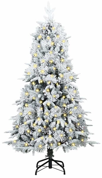 Umělý Skládací Vánoční Strom s stojanem Zelená 120 cm PE a PVC 3397454