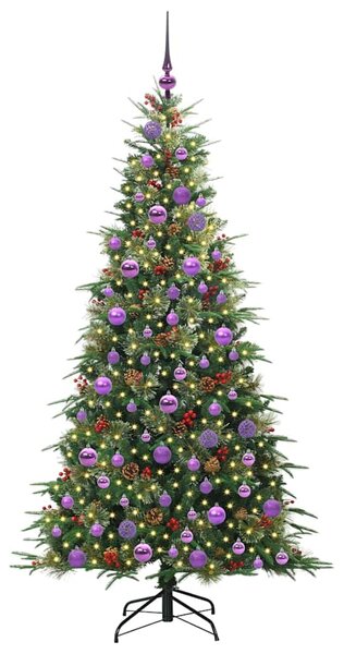 Umělý Skládací Vánoční Strom s stojanem Zelená 180 cm PE a PVC 3397425