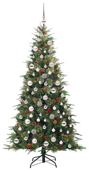 Umělý Skládací Vánoční Strom s stojanem Zelená 180 cm PE a PVC 3397421