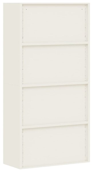 Kartotéka bílá 90 x 40 x 180 cm ocel 339752