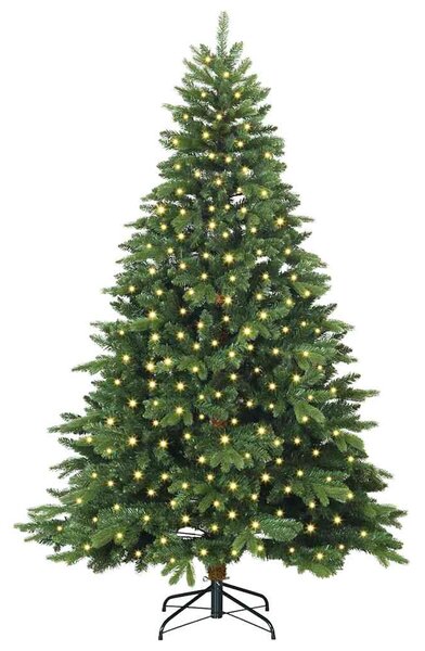 Umělý vánoční stromeček s stojanem Zelená 180 cm PE a PVC 3397545