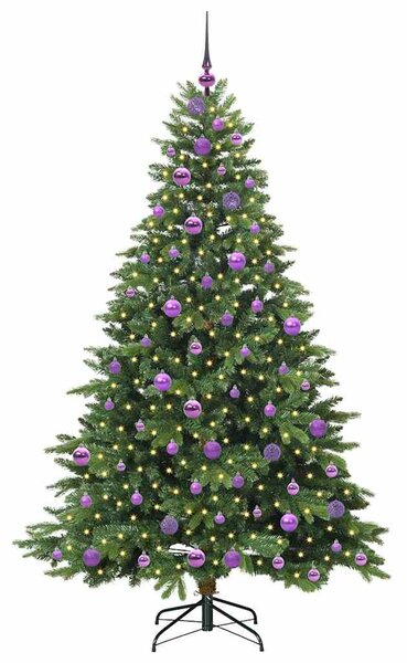 Umělý vánoční stromeček s stojanem Zelená 180 cm PE a PVC 3397555