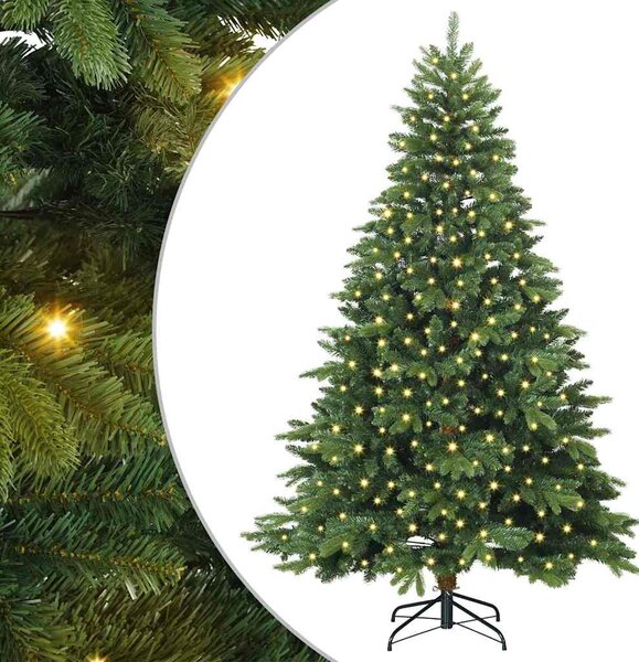 Umělý vánoční stromeček s stojanem Zelená 180 cm PE a PVC 3397545