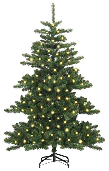 Umělý Skládací Vánoční Strom Zelená 150 cm PVC a ocel 3397649