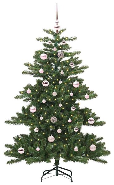 Umělý Skládací Vánoční Strom Zelená 150 cm PVC a ocel 3397655