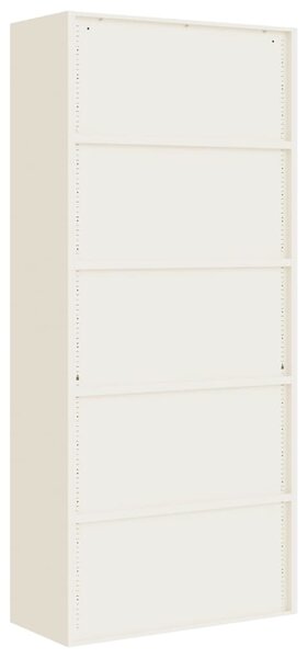 Kartotéka bílá 90 x 40 x 200 cm ocel 339760