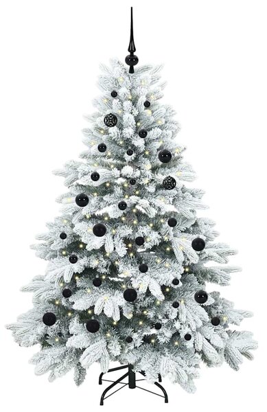 Umělý vánoční stromeček s 150 LED diodami Bílá 150 cm PE a PVC 3397602