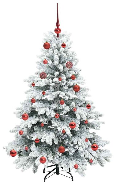 Umělý vánoční stromeček s 150 LED diodami Bílá 150 cm PE a PVC 3397601
