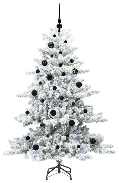 Umělý Skládací Vánoční Strom s stojanem Bílá 150 cm PVC a ocel 3397706