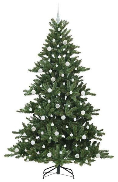 Umělý Skládací Vánoční Strom Zelená 210 cm PVC a ocel 3397682