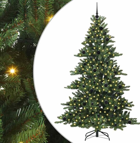 Umělý Skládací Vánoční Strom Zelená 210 cm PVC a ocel 3397680