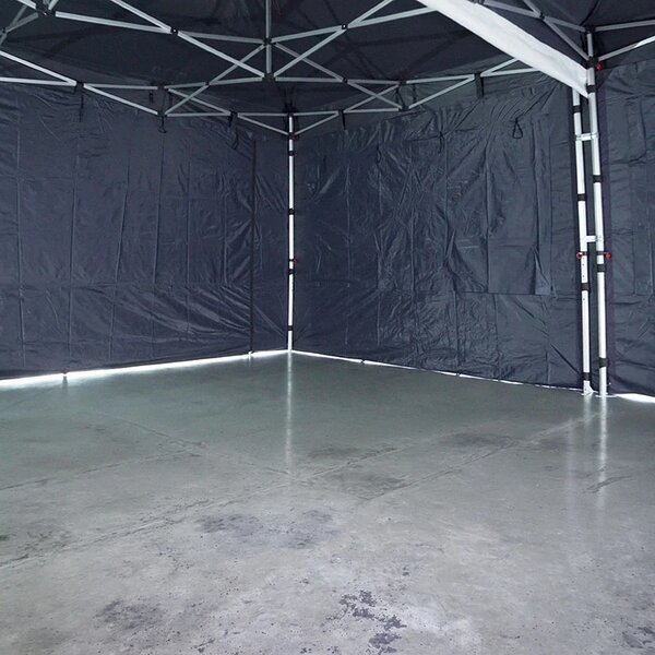 2x Nůžkový párty stan 4,5x3m - Balíček 2 (Zvýhodněná nabídka 2x stanů 4,5x3m včetně sady pro jednoduché propojení do jednoho celku a kotvících sad)
