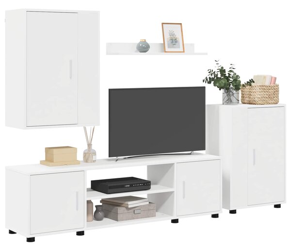 Sestava TV skříněk Bílá Kompozitní dřevo 3397896