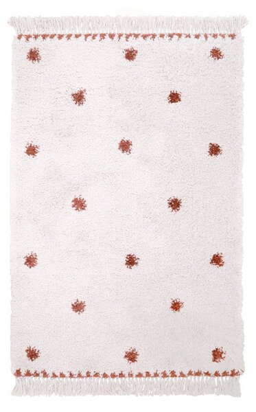 Béžovo-červený koberec Nattiot Wooly, 120 x 170 cm