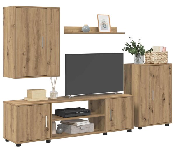 Sestava TV skříněk Artisanový dub Kompozitní dřevo 3397903