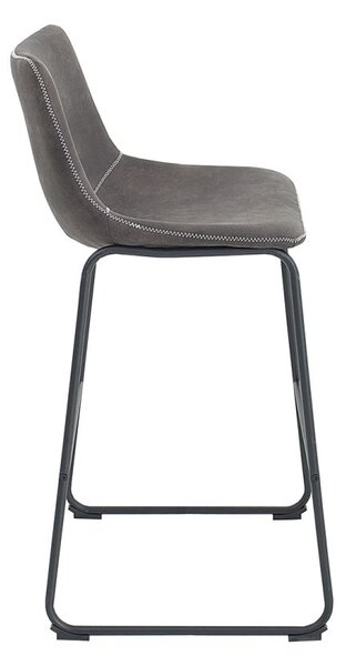 Designová barová židle Ester / vintage šedá