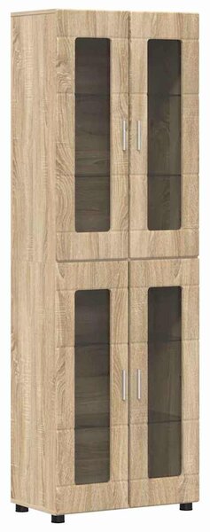 Vysoký bufet FLORIN 60 x 35 x 182 cm Sonoma dub 3397906