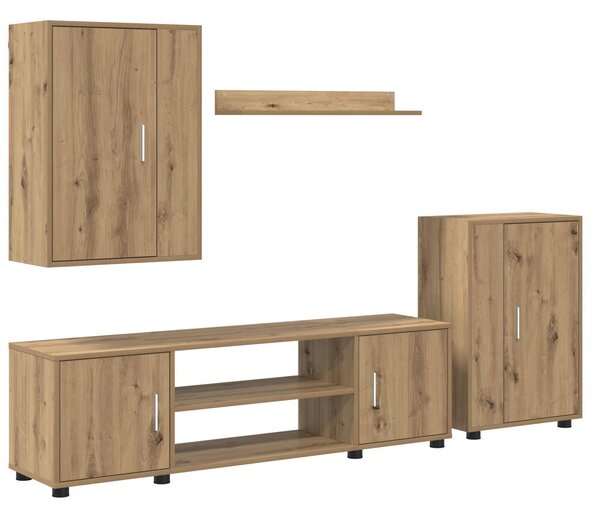 Sestava TV skříněk Artisanový dub Kompozitní dřevo 3397903