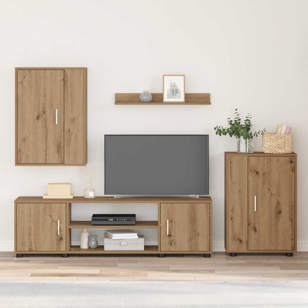 Sestava TV skříněk Artisanový dub Kompozitní dřevo 3397903