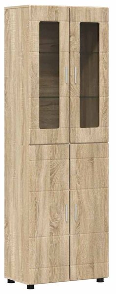 Vysoký bufet FLORIN 60 x 35 x 182 cm Sonoma dub 3397916