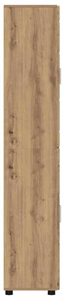 Vysoký bufet FLORIN 60 x 35 x 182 cm Artisanový dub 3397913
