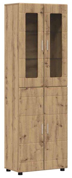 Vysoký bufet FLORIN 60 x 35 x 182 cm Artisanový dub 3397923