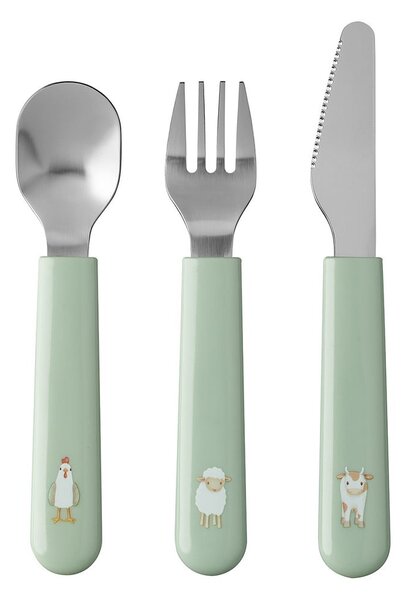 Plastová dětská jídelní sada 6 ks Little Farm by Little Dutch – Mepal