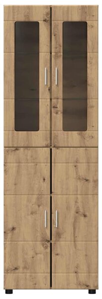 Vysoký bufet FLORIN 60 x 35 x 182 cm Artisanový dub 3397923