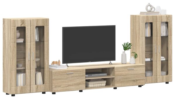 Sestava TV skříněk FLORIN 3 ks Sonoma dub Kompozitní dřevo 3397936