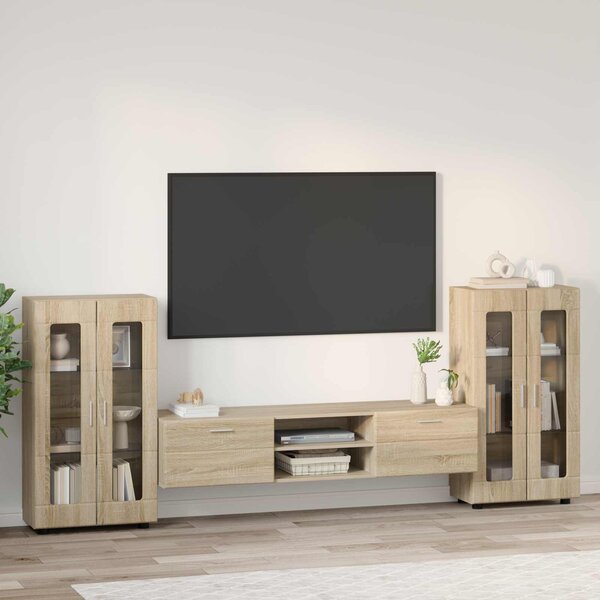 Sestava TV skříněk FLORIN 3 ks Sonoma dub Kompozitní dřevo 3397936