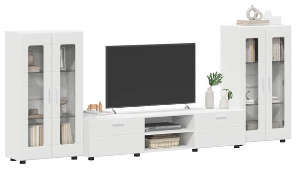 Sestava TV skříněk FLORIN 3 ks Bílá Kompozitní dřevo 3397934