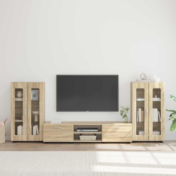 Sestava TV skříněk FLORIN 3 ks Sonoma dub Kompozitní dřevo 3397936