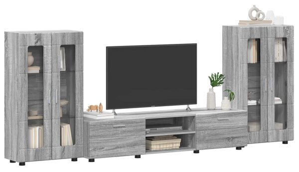 Sestava TV skříněk FLORIN 3 ks Šedá Sonoma Kompozitní dřevo 3397940