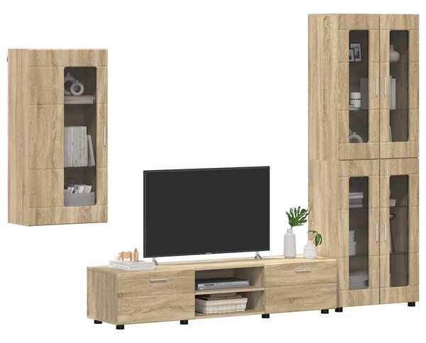 Sestava TV skříněk FLORIN 3 ks Sonoma dub Kompozitní dřevo 3397946